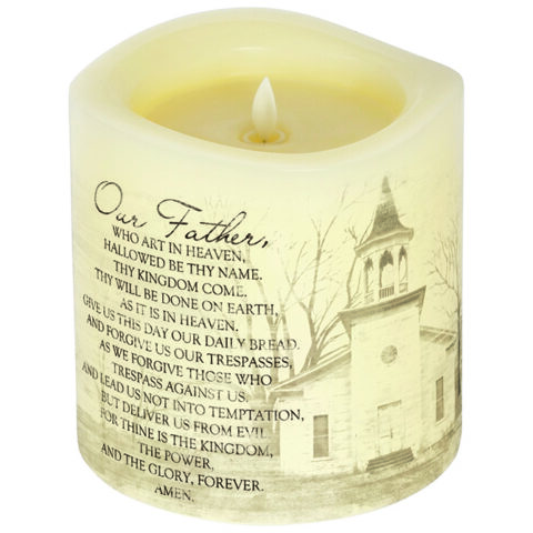 Lord's Prayer Candle