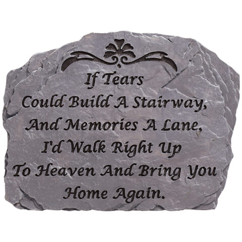 Tears Memorial Garden Stone