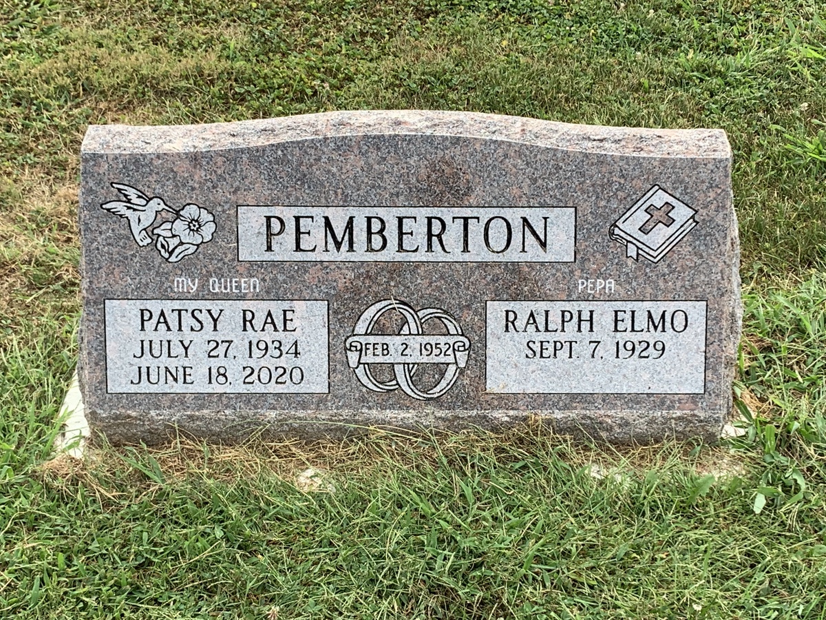 Beveled Monument - Patsy & Ralph Pemberton